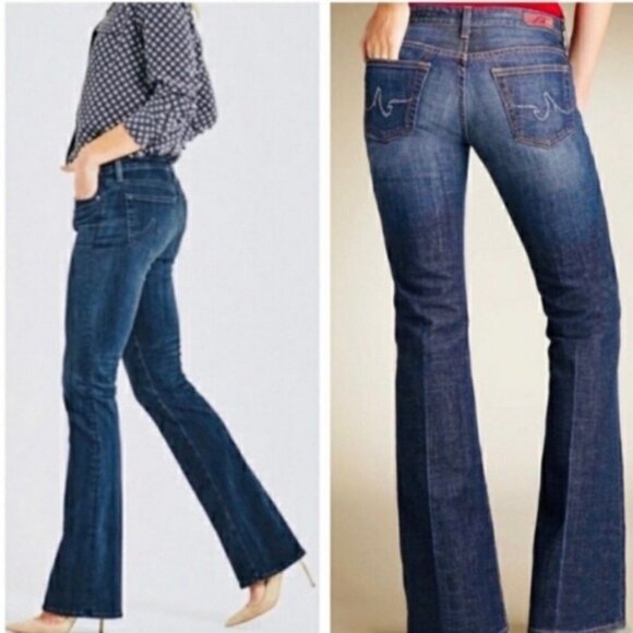 AG Adriano Goldschmied The Club Flare Bootcut Jeans Size 28 - Picture 1 of 10